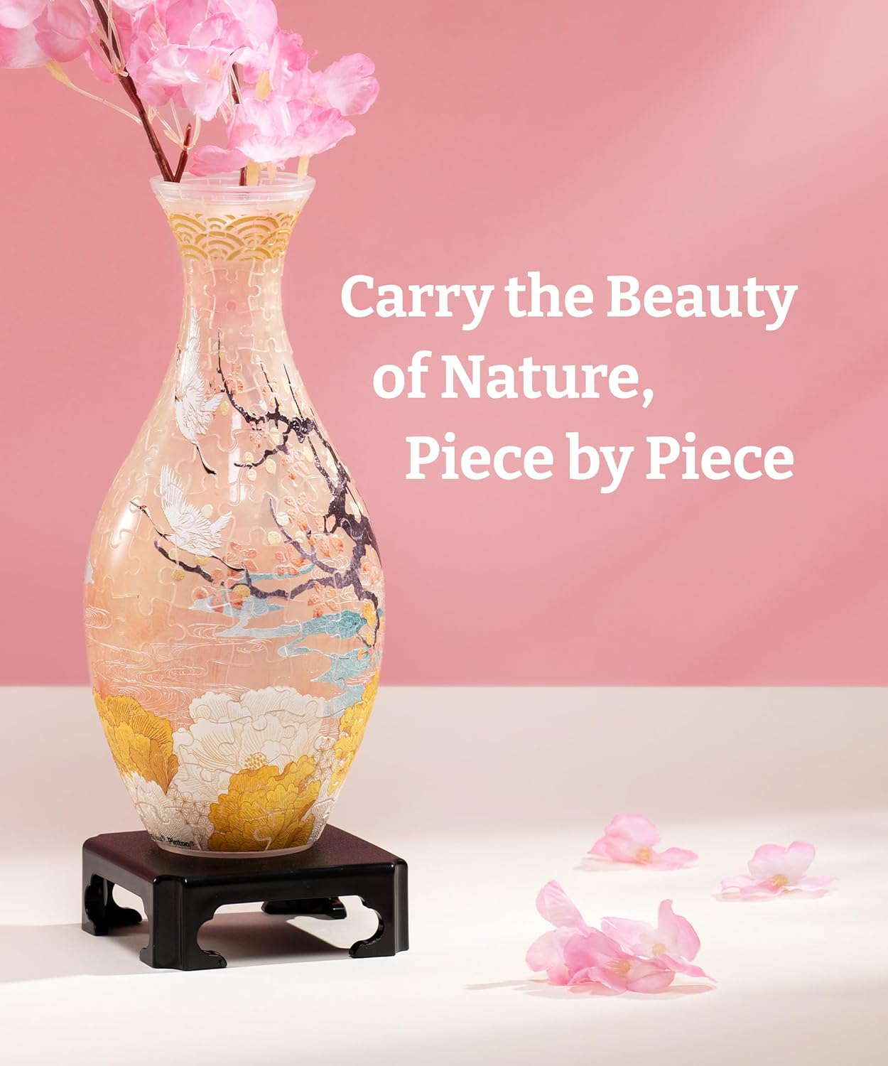 🔥HOT SALE 50% OFF🔥Unique Flower Vase - 3D Puzzle Vase to Flower Arrangement and Home Decoration