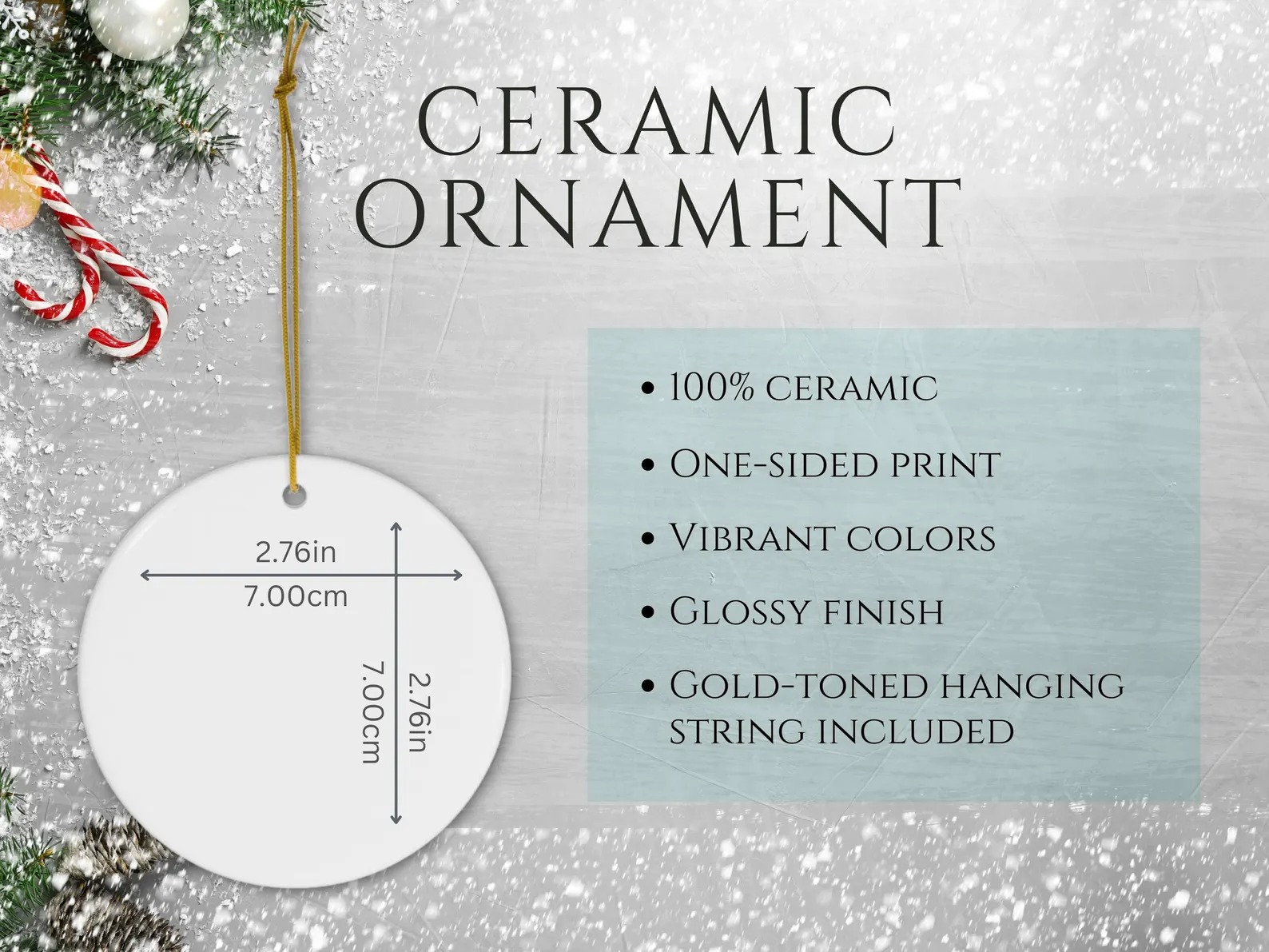 “My Farts Deserve an Audience” Christmas Ornament