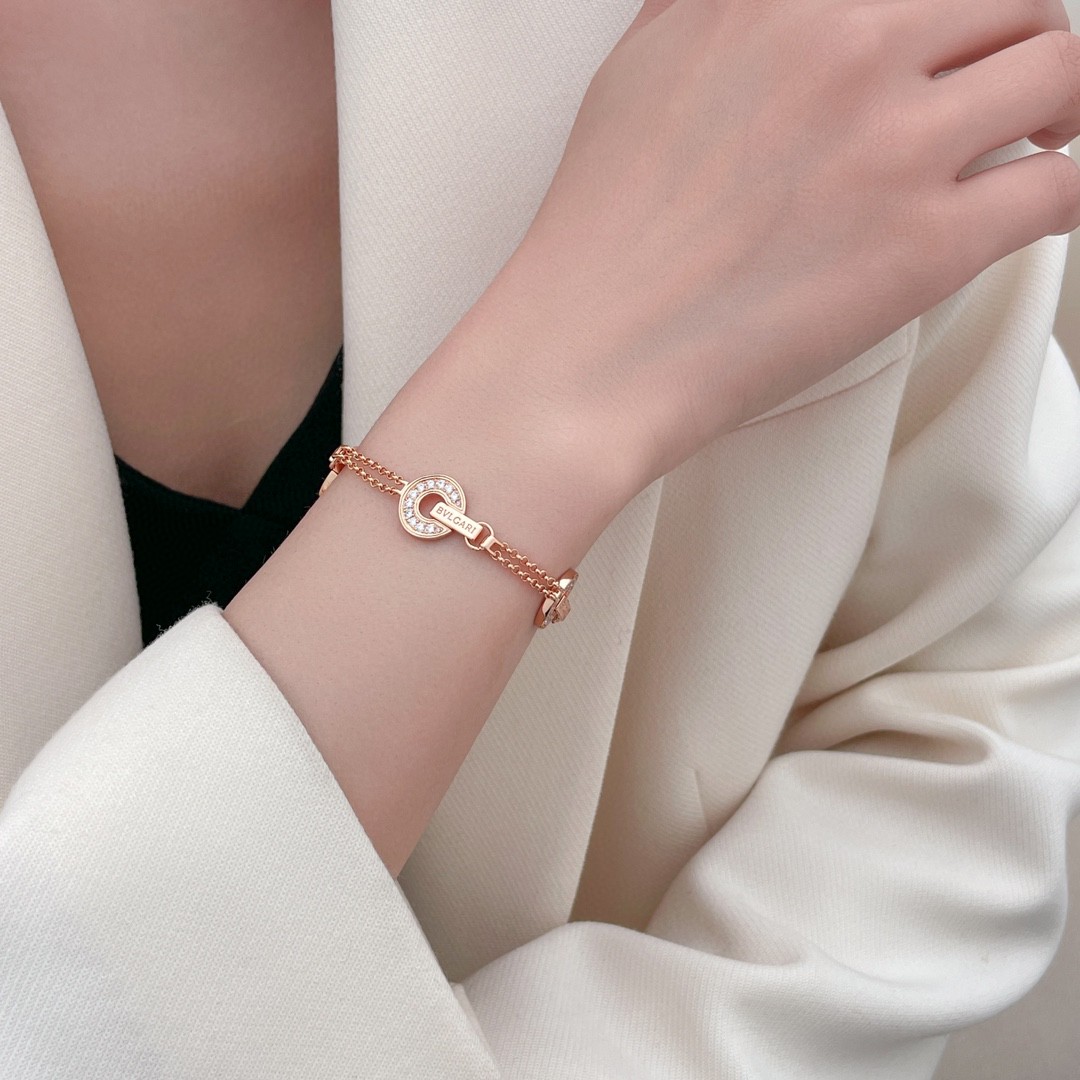 Bulgari Diamond Disc Bracelet