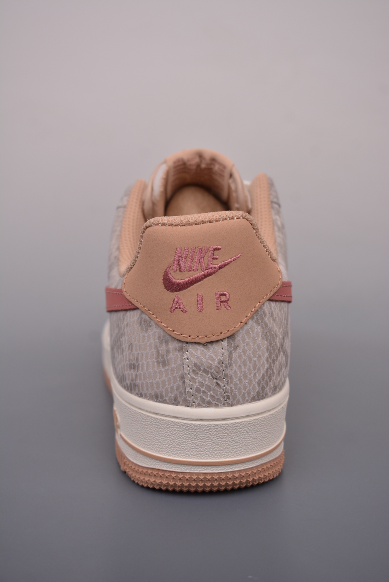 Nike Air Force 1 Low White Brown Snake Pattern HF2898-100