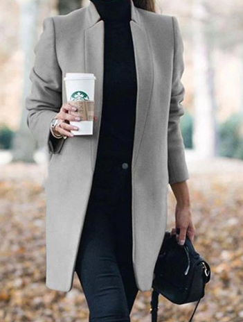 Long Wool Coat for Women, Plus Size, Winter Warm