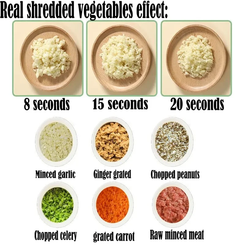 4 in 1 Electric Vegetable Cutter