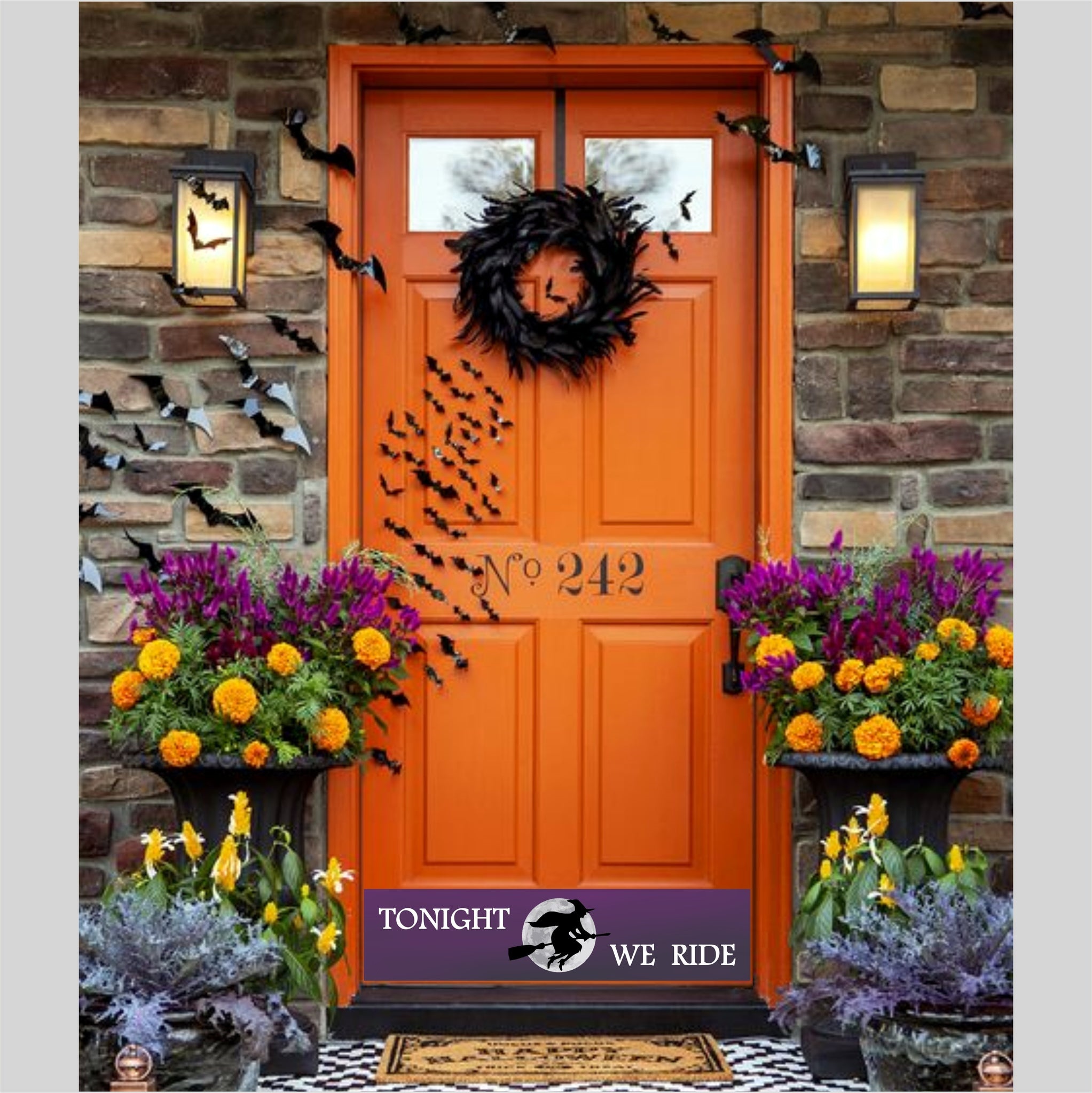 🎅2024 Christmas Promos🔥Deck the Door Decor | Rubber Magnetic Kick Plates | 8
