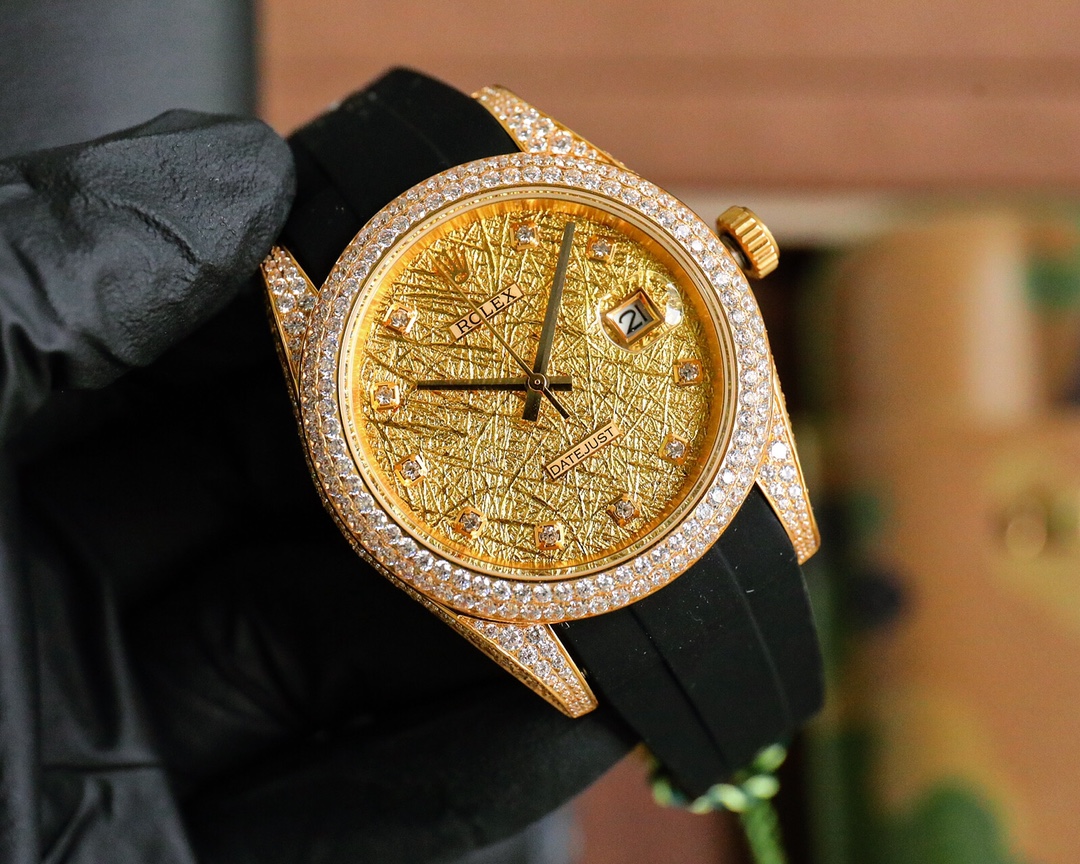 Rolex Datejust Full Diamonds Luxury Edition