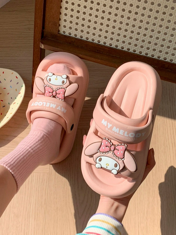 Sanrio Sandals Double Strap Waterproof EVA Slides