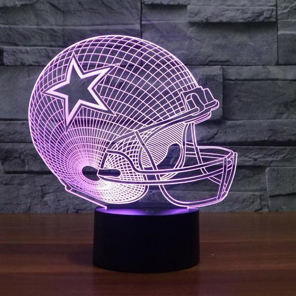 DALLAS COWBOYS 3D LED LIGHT LAMP