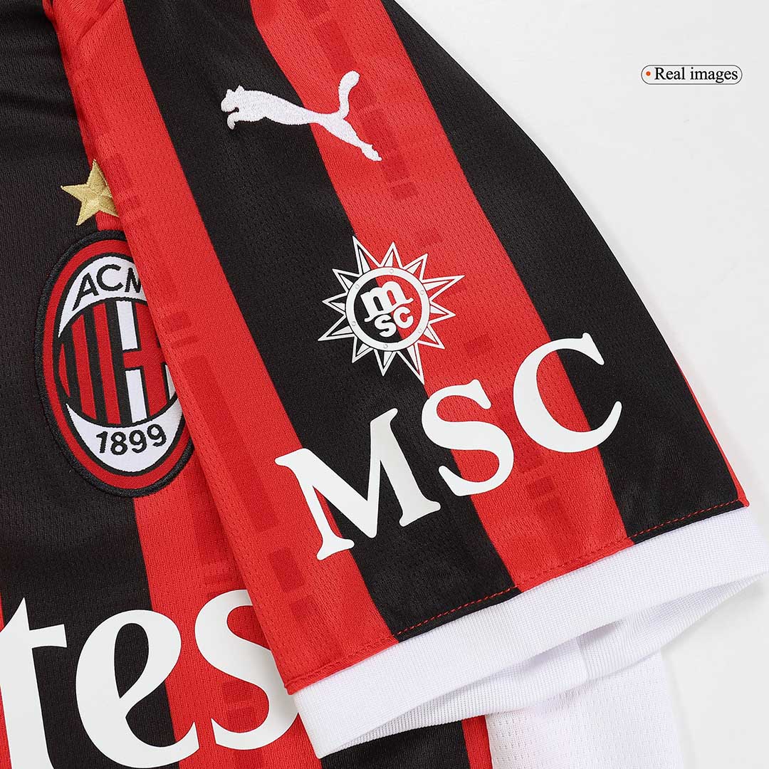 Custom AC Milan Soccer Jersey 2024/25