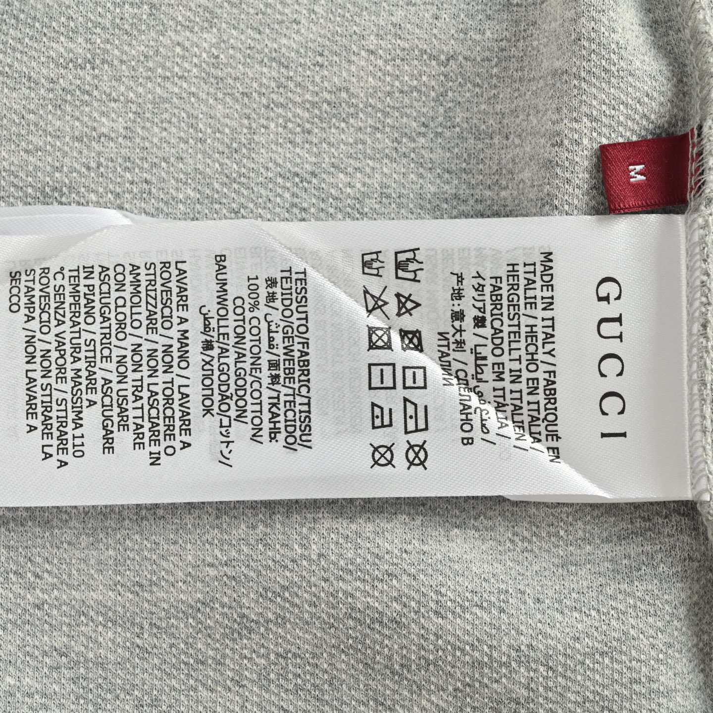 Gucci 25ss contrast color collar lettering laser embroidered Polo short sleeve