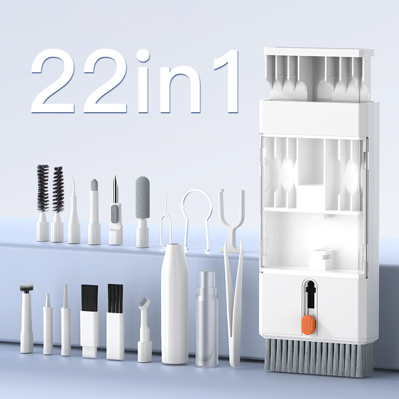 22-in-1 Precision Cleaning Kit for Electronics – Includes Keyboard, Screen, Earbuds, Camera Lens & More