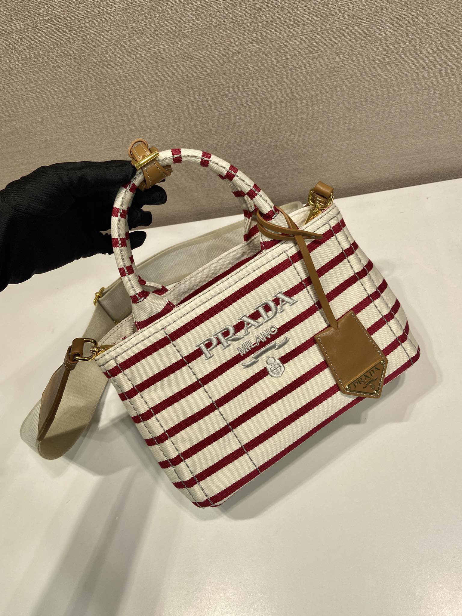 Prada Canvas Mini Bag 1BA038