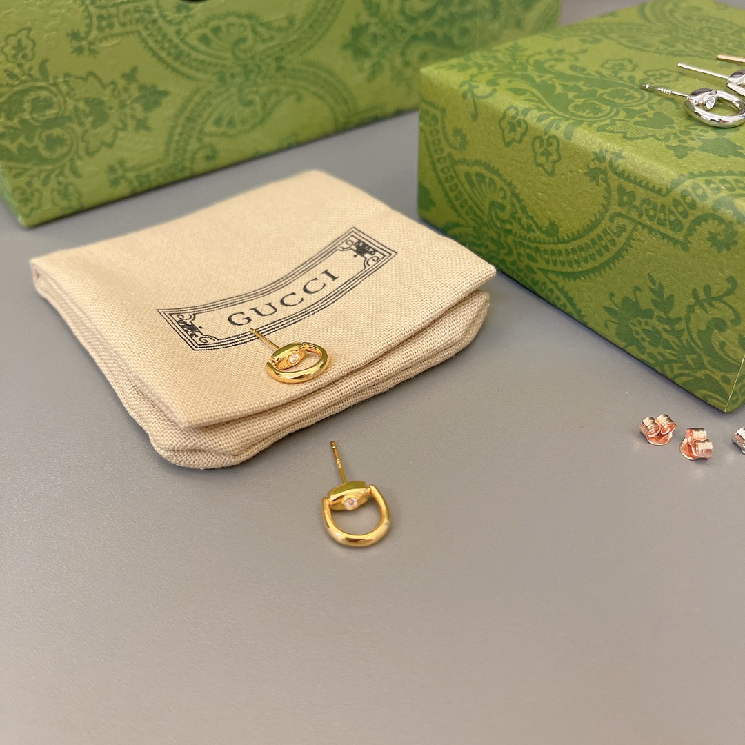 GUCCi Half Circle Earrings