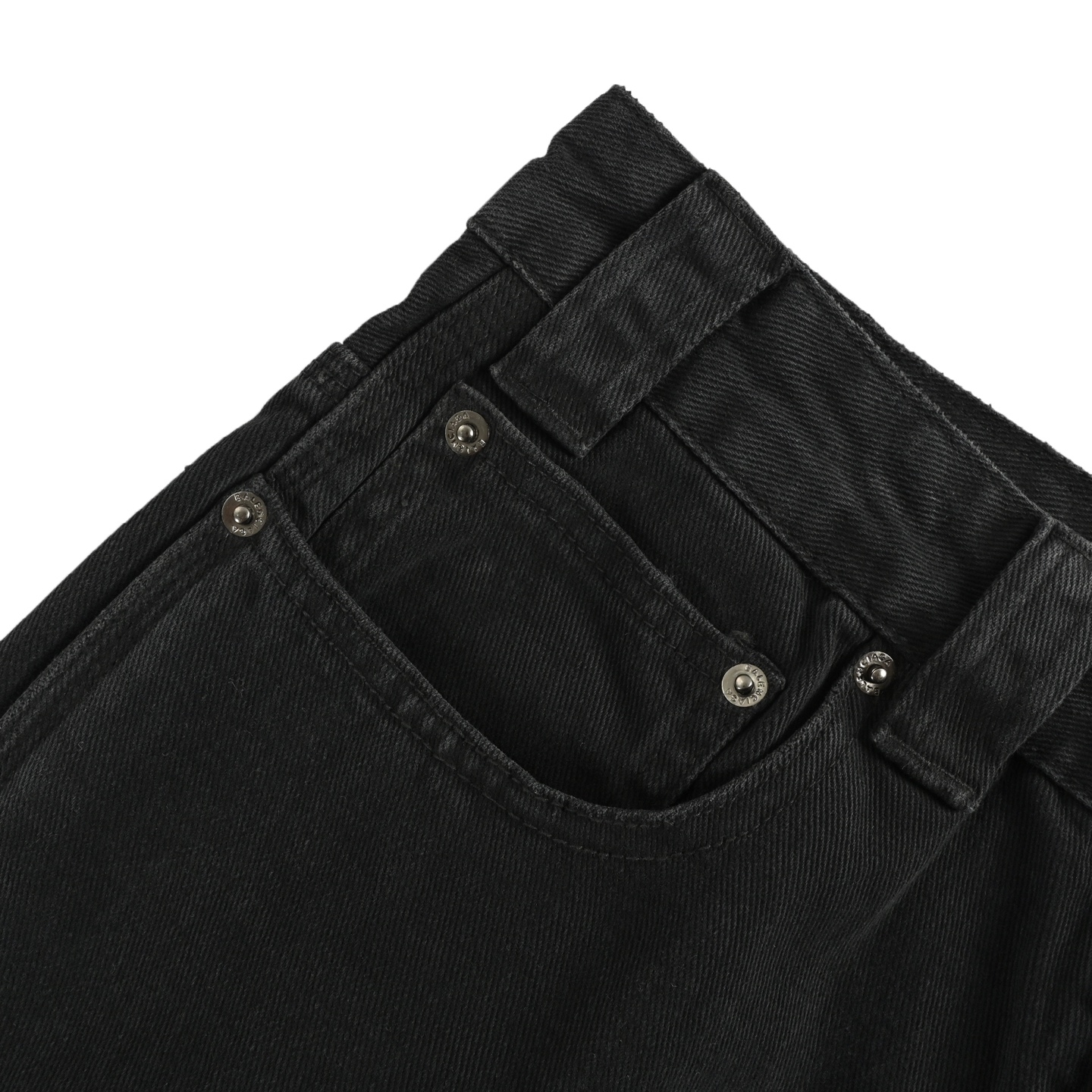 Balenciaga 25ss patchwork lumberjack denim shorts