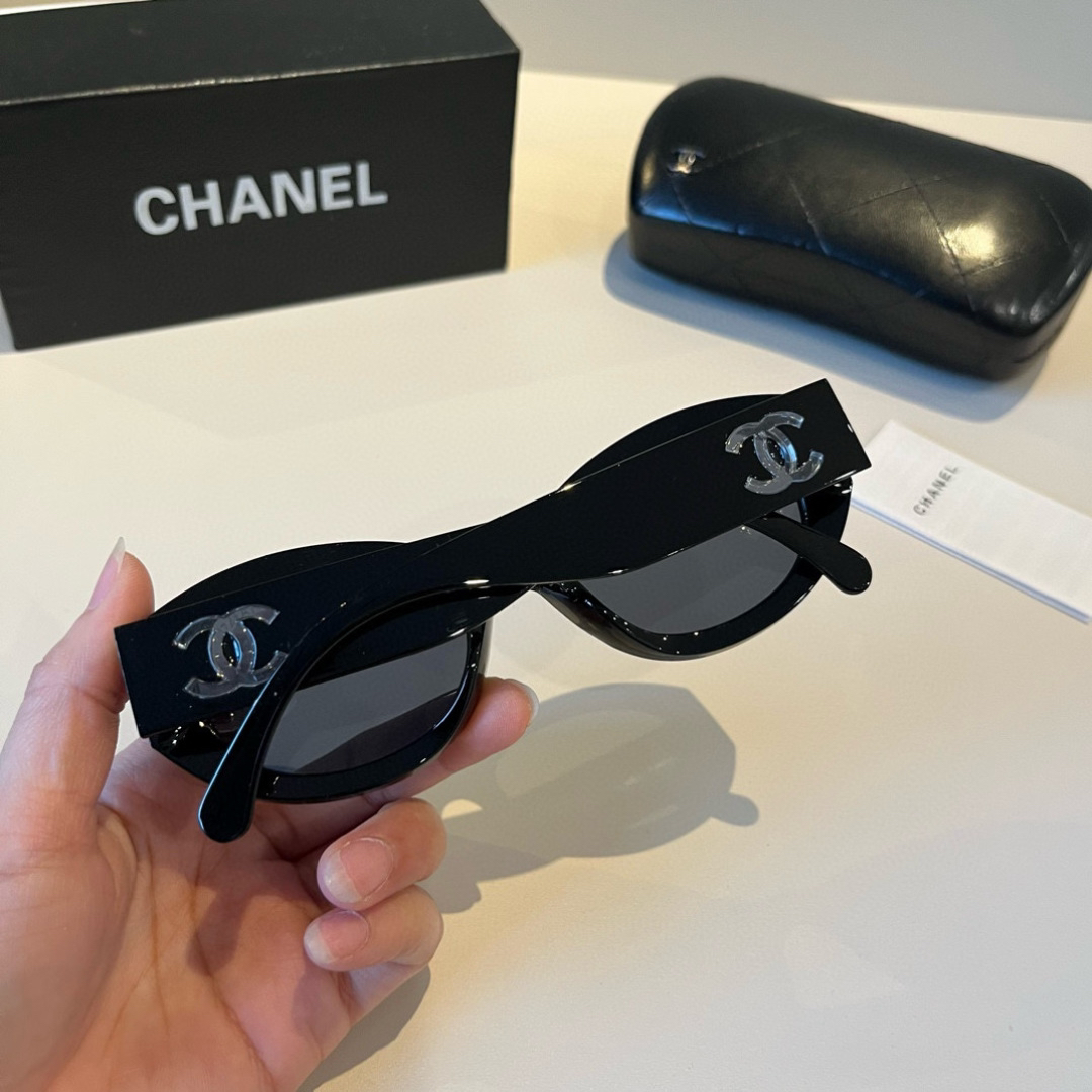 Chanel round frame sunglasses