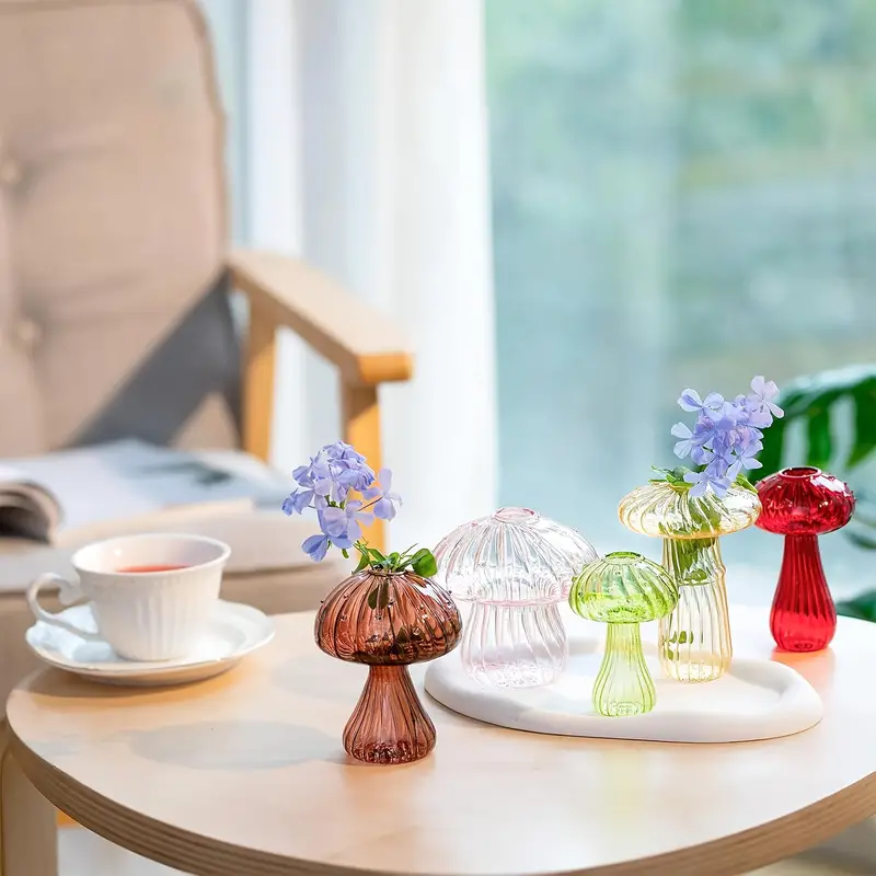 🍄🌺Colorful Mushroom Breeding Vase