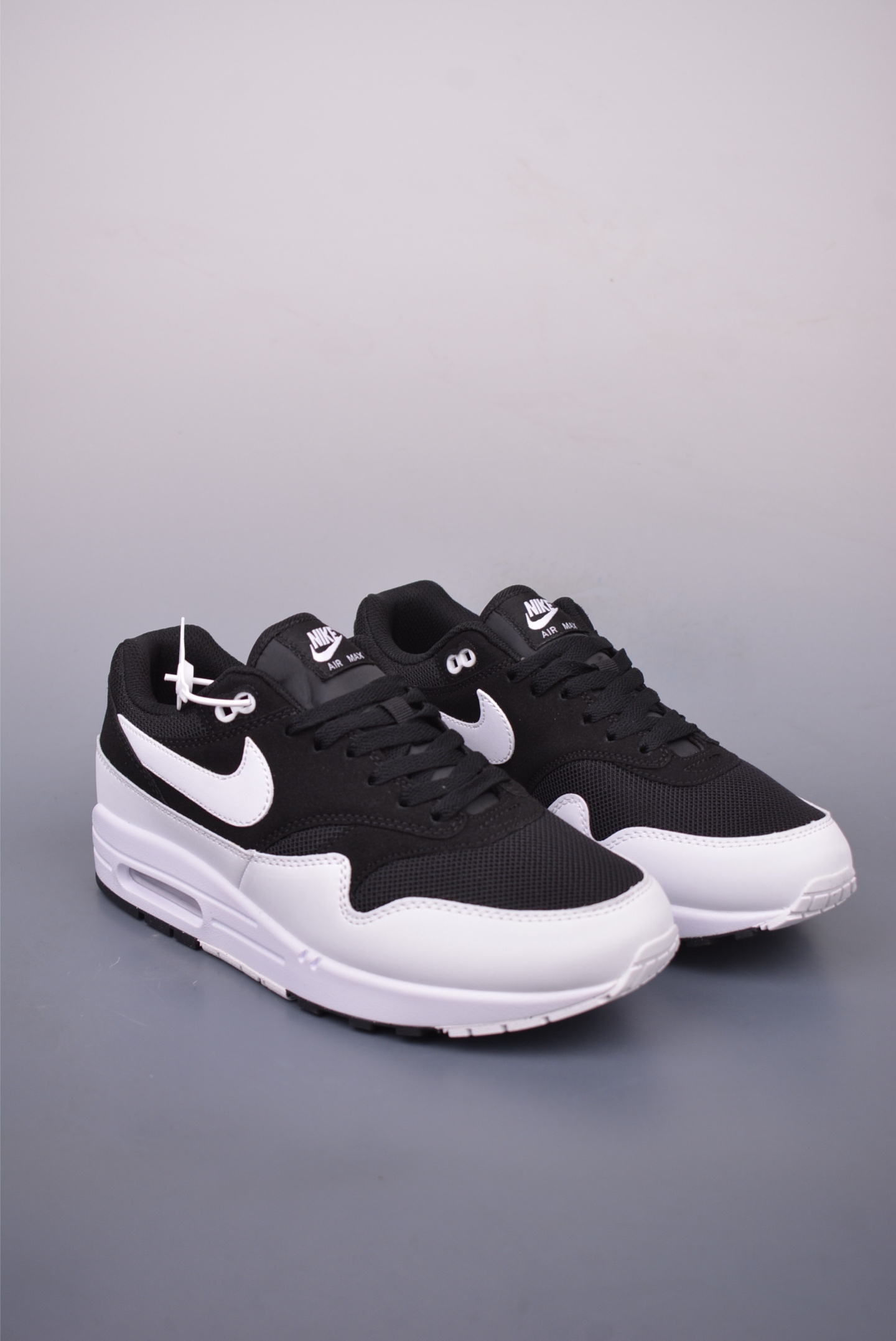 Nike Air Max 1 87 Original Series Running Shoes Black and White FZ5808-007