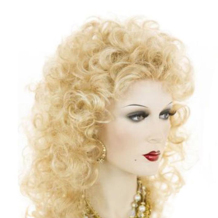 Luna 101 Women Sensationnel Long Kinky Curly Afro Wig with Bangs