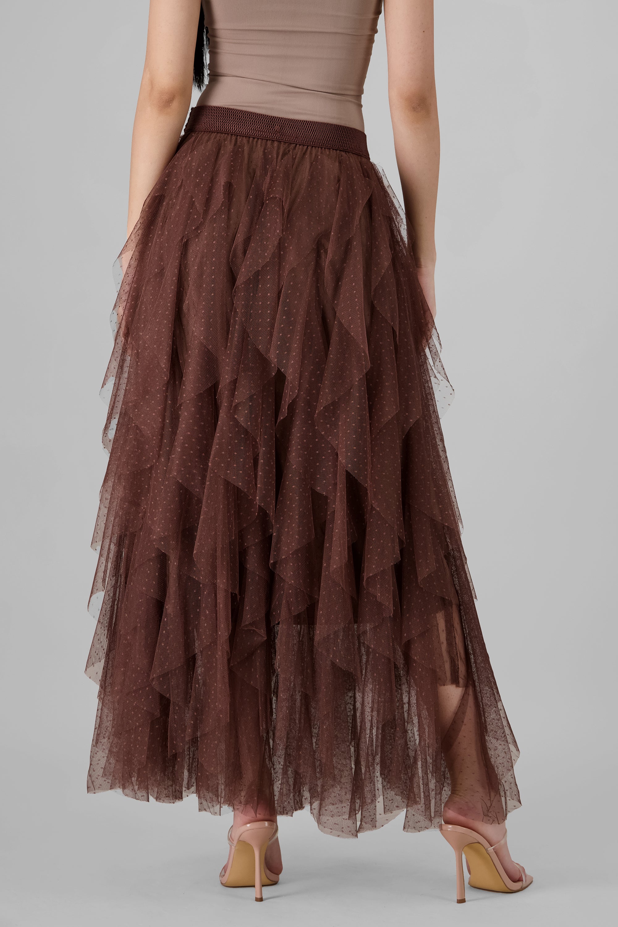 Maxi Skirt with Ruffles