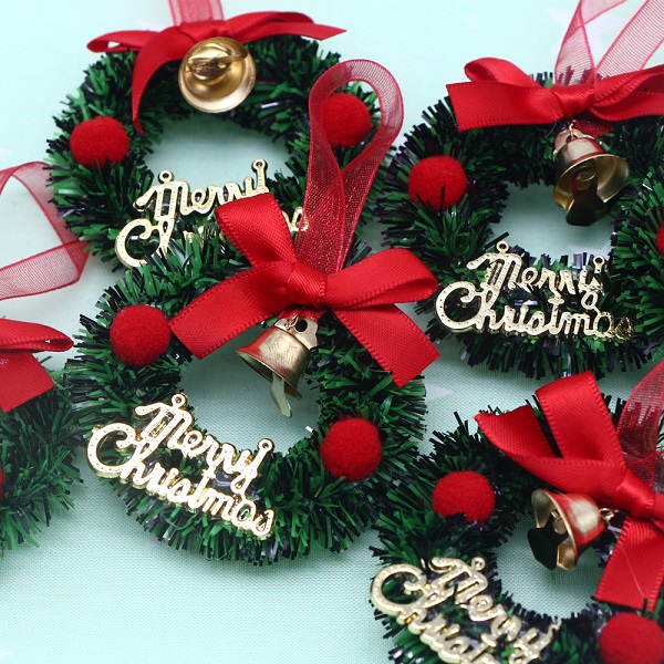 ✨🎄2 Pcs/Set - Christmas Draping Cedar Mini Wreath🎁2.36 Inches