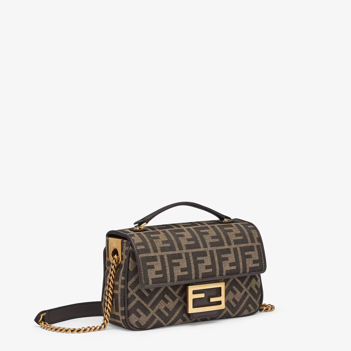 Fendi Baguette Medium Chain Handbag 8BR793AKBZF1EM3