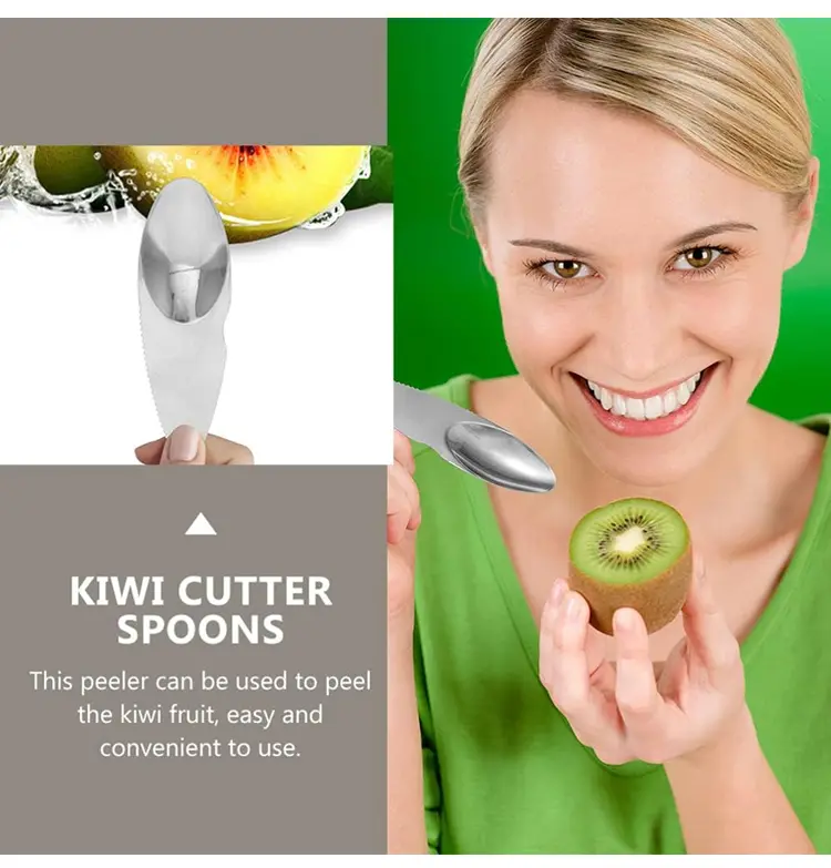 🔥 Hot Sale-50% Off 🔥 Stainless Steel Kiwi Fruit Knife-🔥BUY 3 GET 3 FREE((6PCS SAVE $23.64)