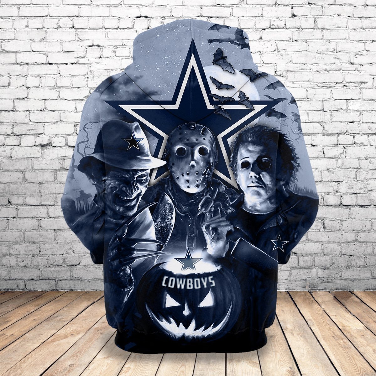 COWBOYS 3D HOODIE HORROR1