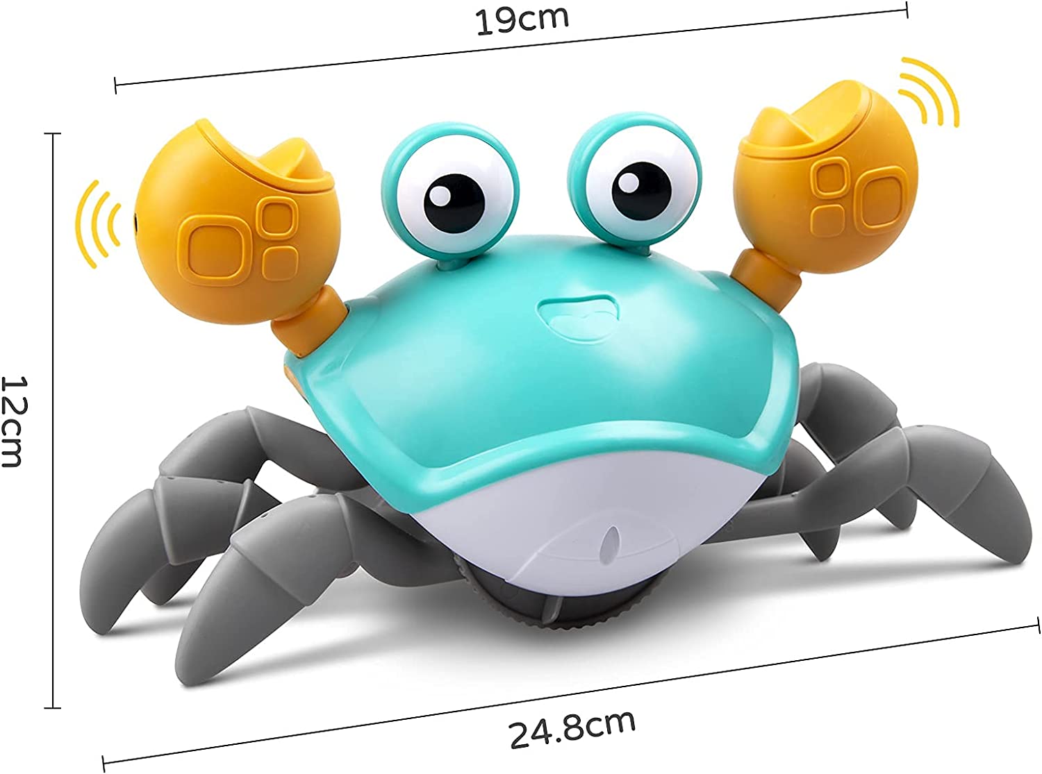 🔥Last Day Promotion-[SAVE 60% OFF]--Crawling Crab Sensory Toy-Helps with Tummy Time--BUY 2 GET 10% OFF & FREE SHIPPING NOW