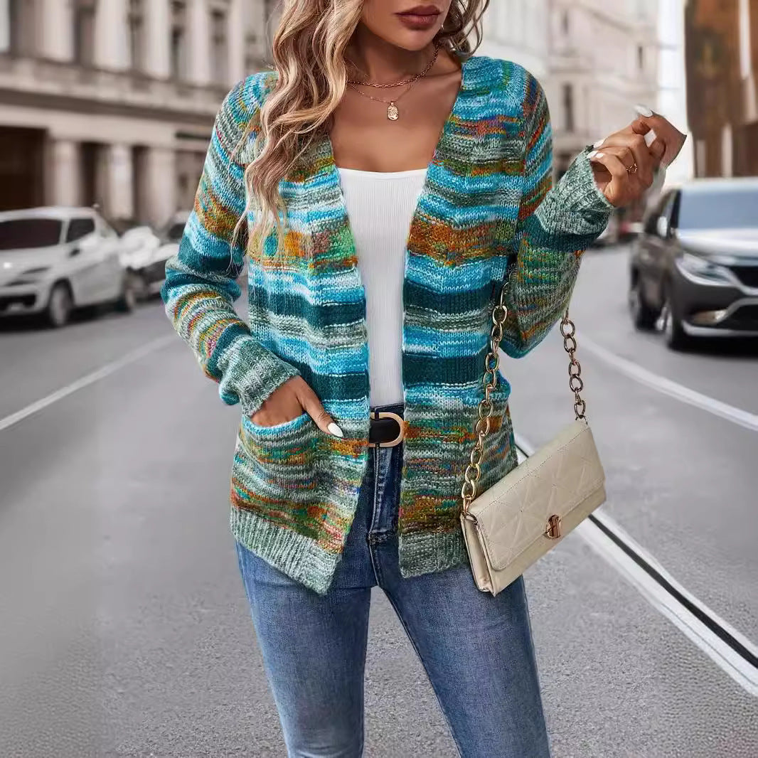 Plus Size Women's Casual Long Sleeve Sweater