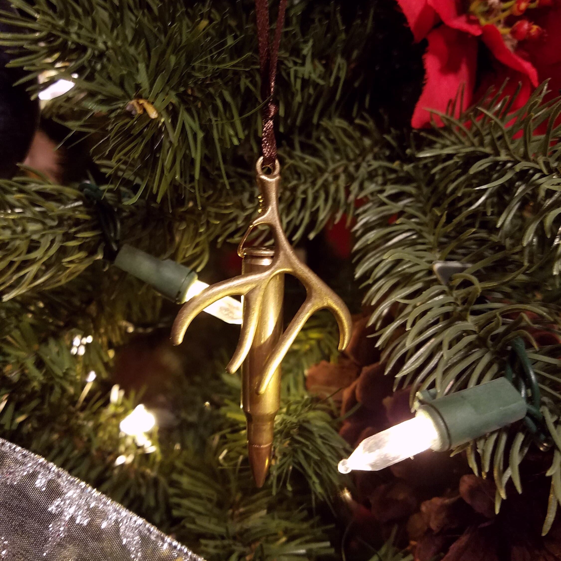 Bullet and Antler 2024 Deer Hunting Christmas Tree Ornament