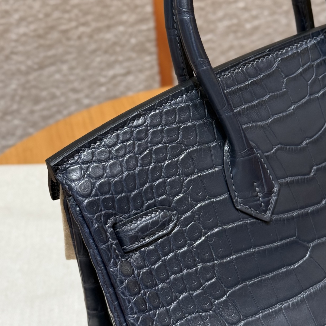 Hermes Birkin 73 Blue Saphir Handbag (Handmade to Order)