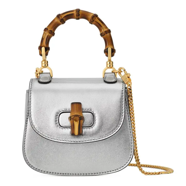 Gucci Bamboo 1947 series bamboo small handbag760246 10O0X 1000
