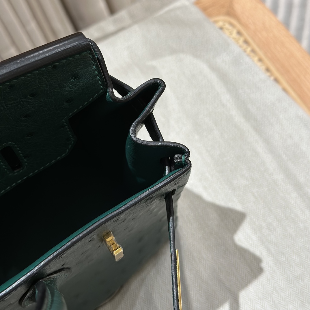 Hermes Birkin z6Malachite Handbag (Handmade to Order)