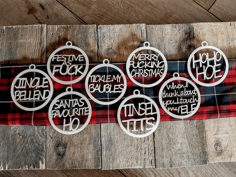 Novel Christmas decorations in box