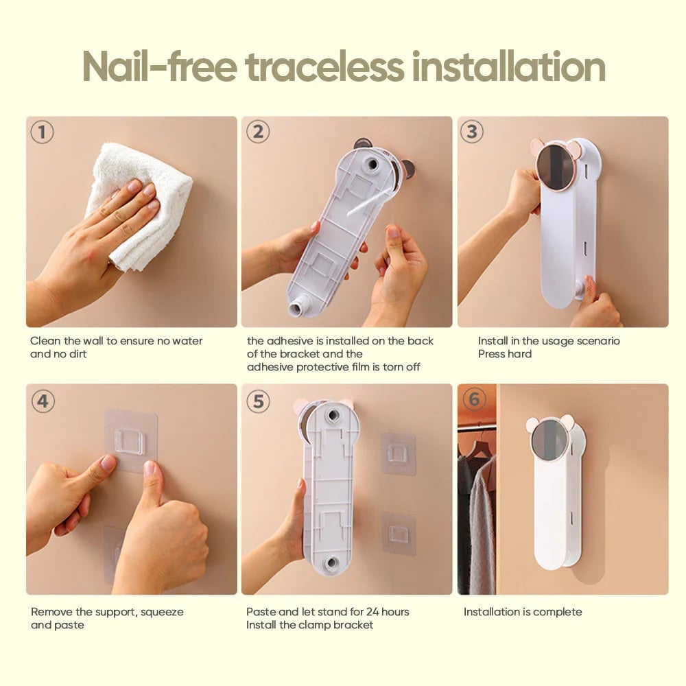 No-Punch Expandable Hanger Organizer