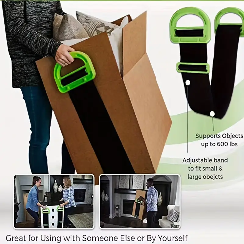 Multifunctional transport belt✅（Easily move all items）