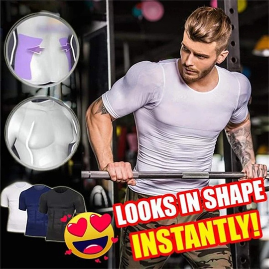🔥Summer Limited Time🔥 2021 MEN'S SHAPER SLIMMING COMPRESSION T-SHIRT