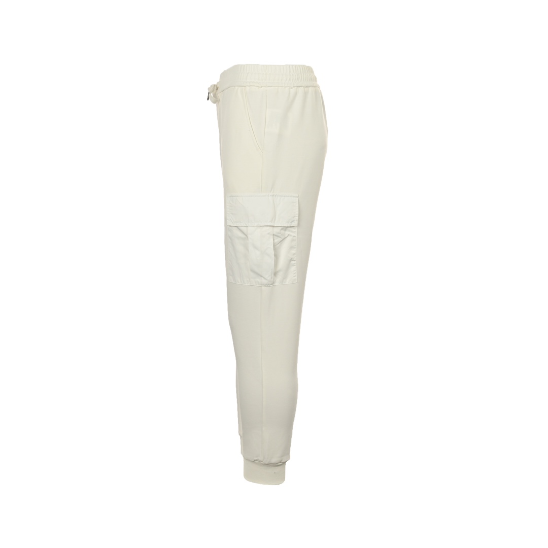 Prada Pocket triangle logo cotton cargo trousers
