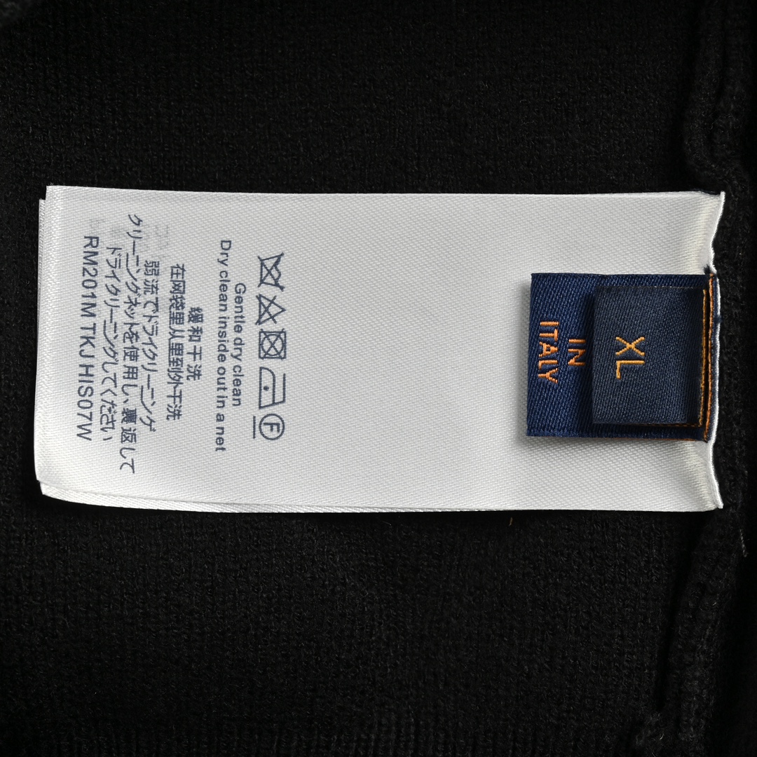 Louis Vuitton 24Fw all-over print jacquard knit sweater