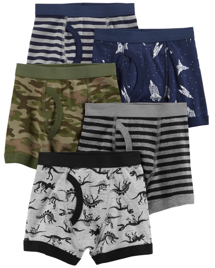 Carter's 5-Pack Cotton Boxer Briefs