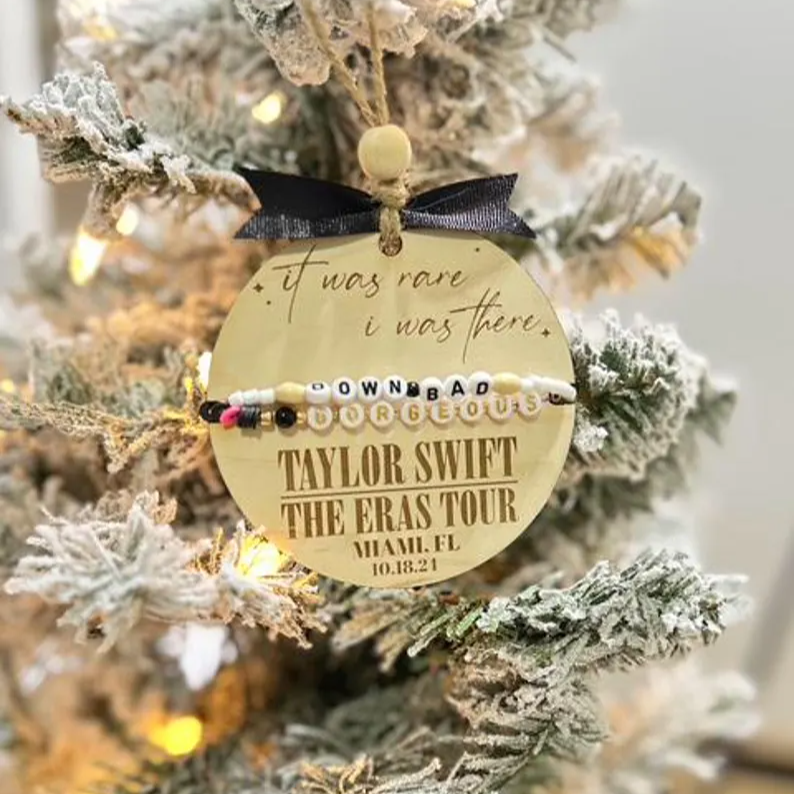 Personalized It was rare I was there- Eras Tour Ornament