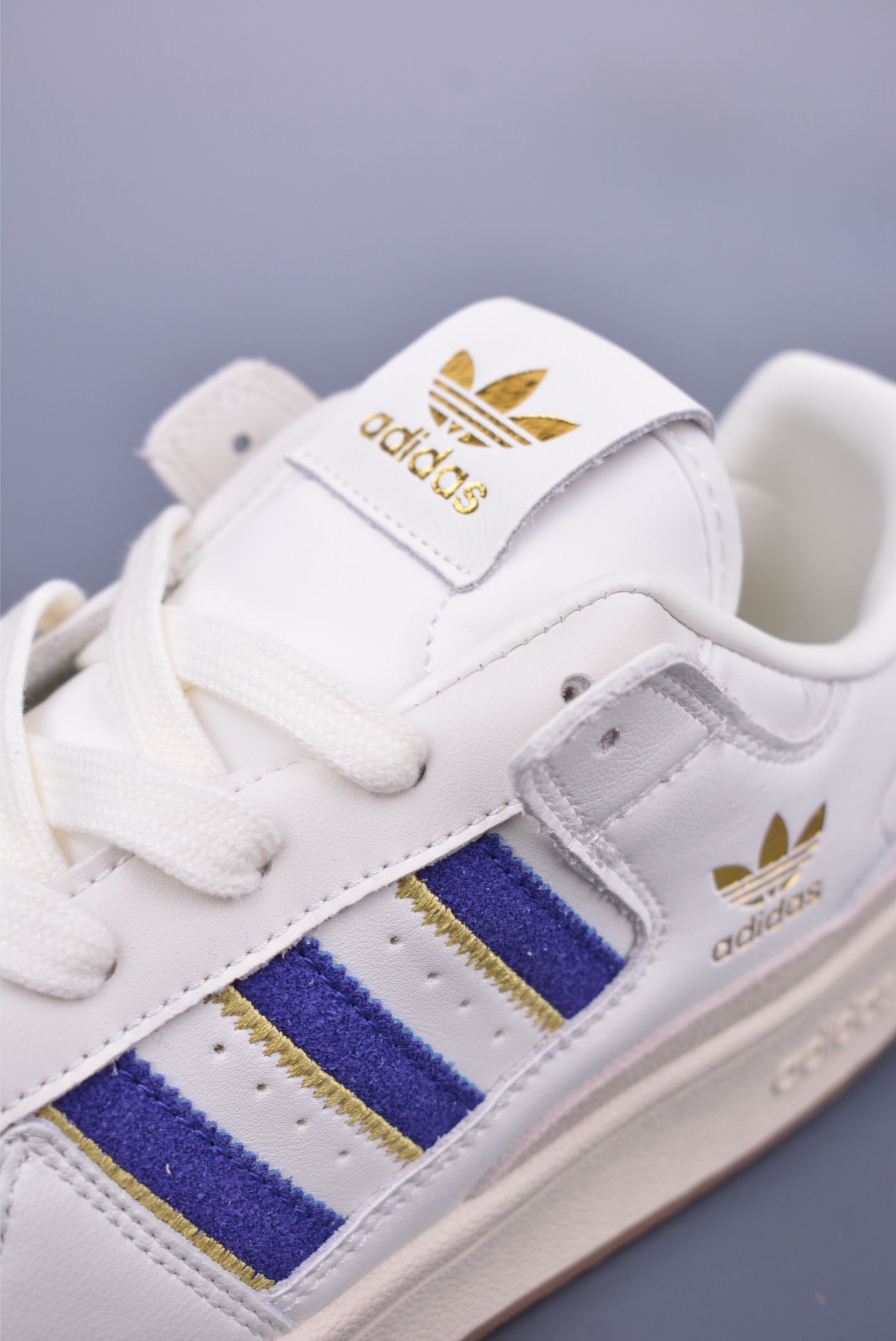 Adidas Originals Forum 84 Low Sneakers White Blue Gold Label JH7940