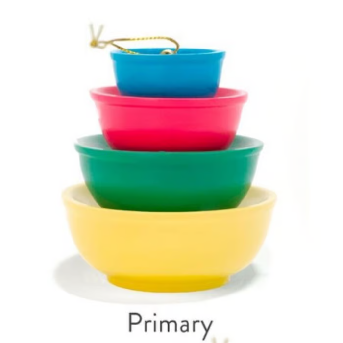 🎅Christmas Hot Sale 70% OFF🔥Miniature Pyrex Bowl Stack Ornament