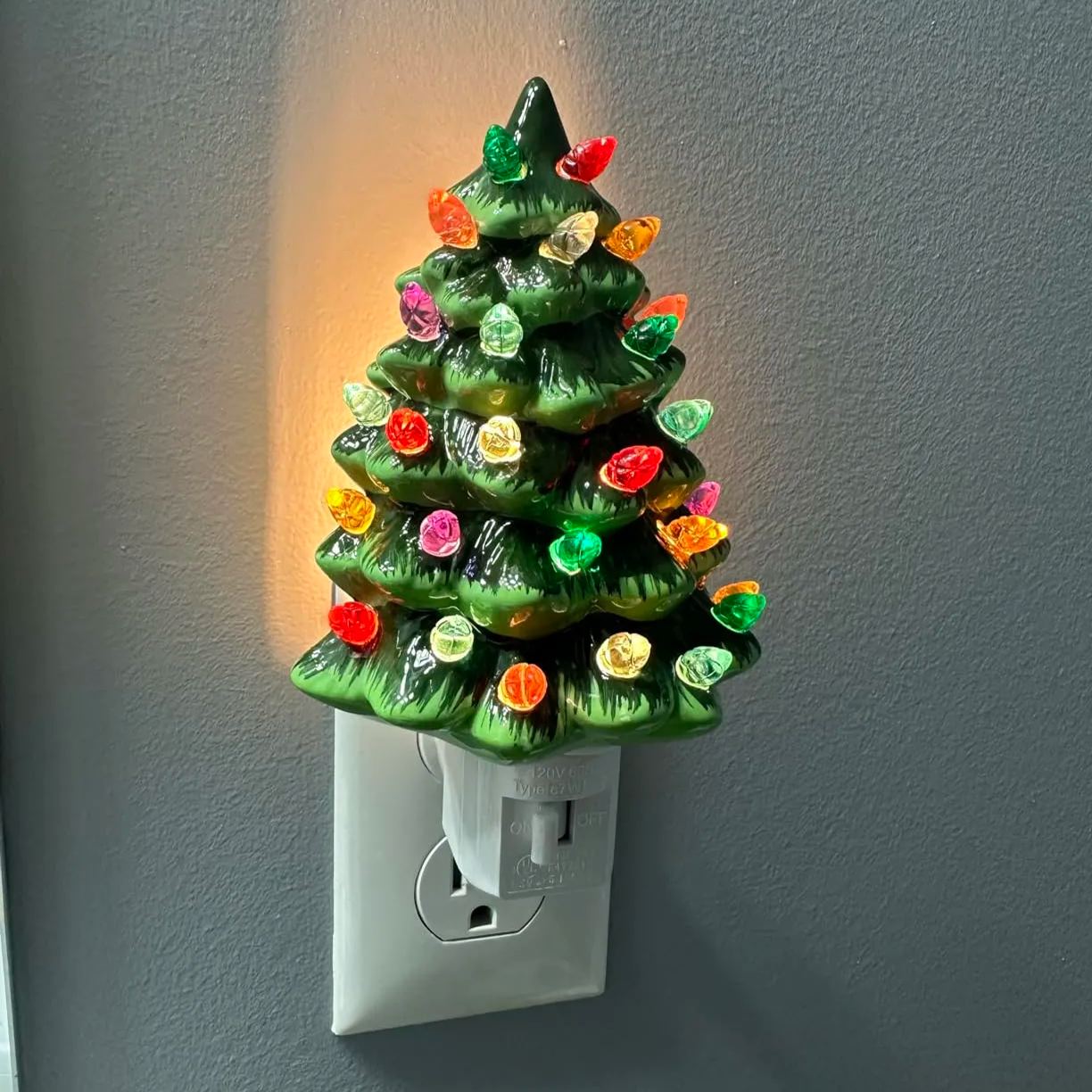 🎄Early Christmas Sale 49% OFF🎄Handmade Ceramic Christmas Tree Night Light