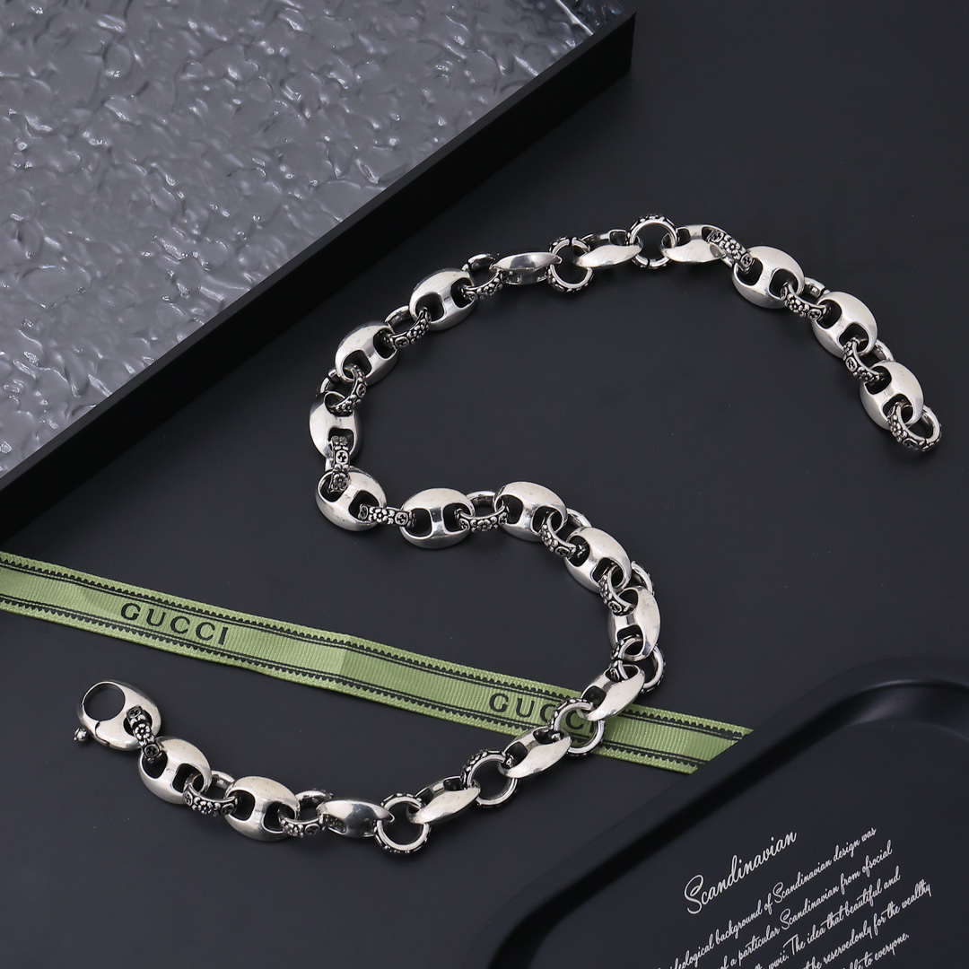 Gucci Round Chain Vintage Bracelet