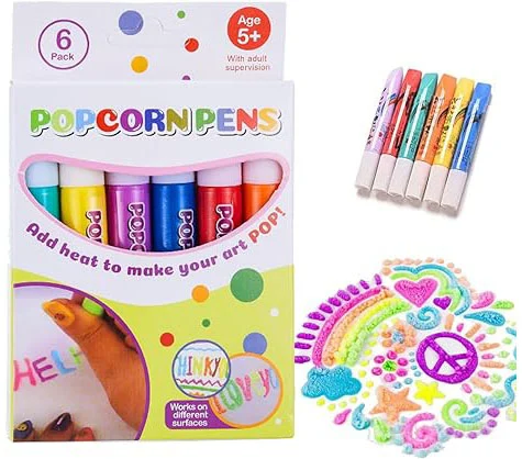 🔥Stocking Stuffer-3D Magic Popcorn Pen A Set(6 pcs)
