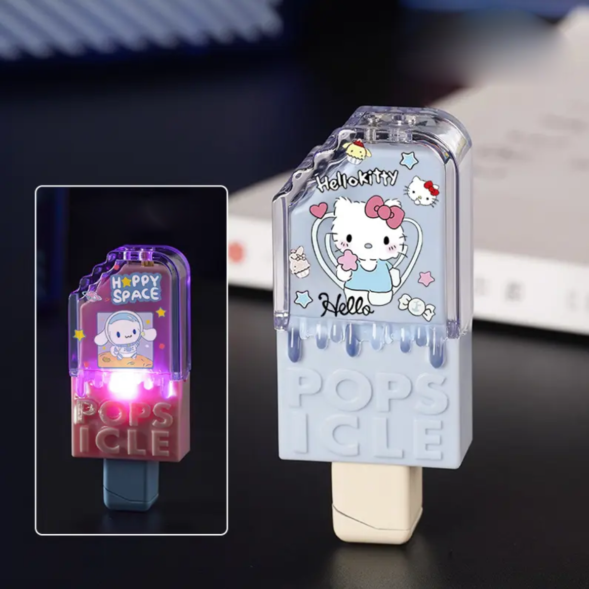 Ice cream shape lighter cute design gift for best friend