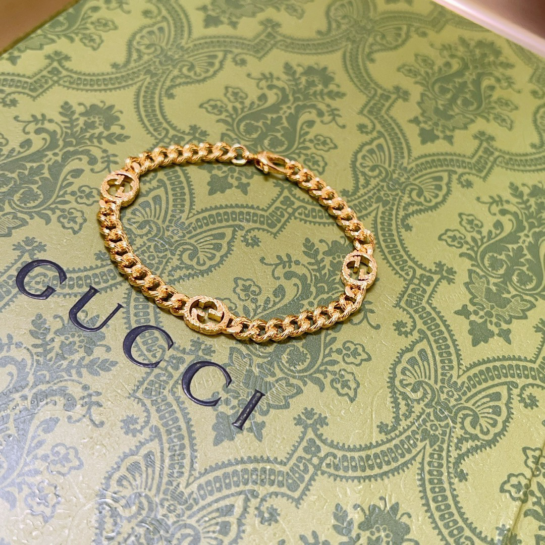 Gucci GG Flat Chain Bracelet