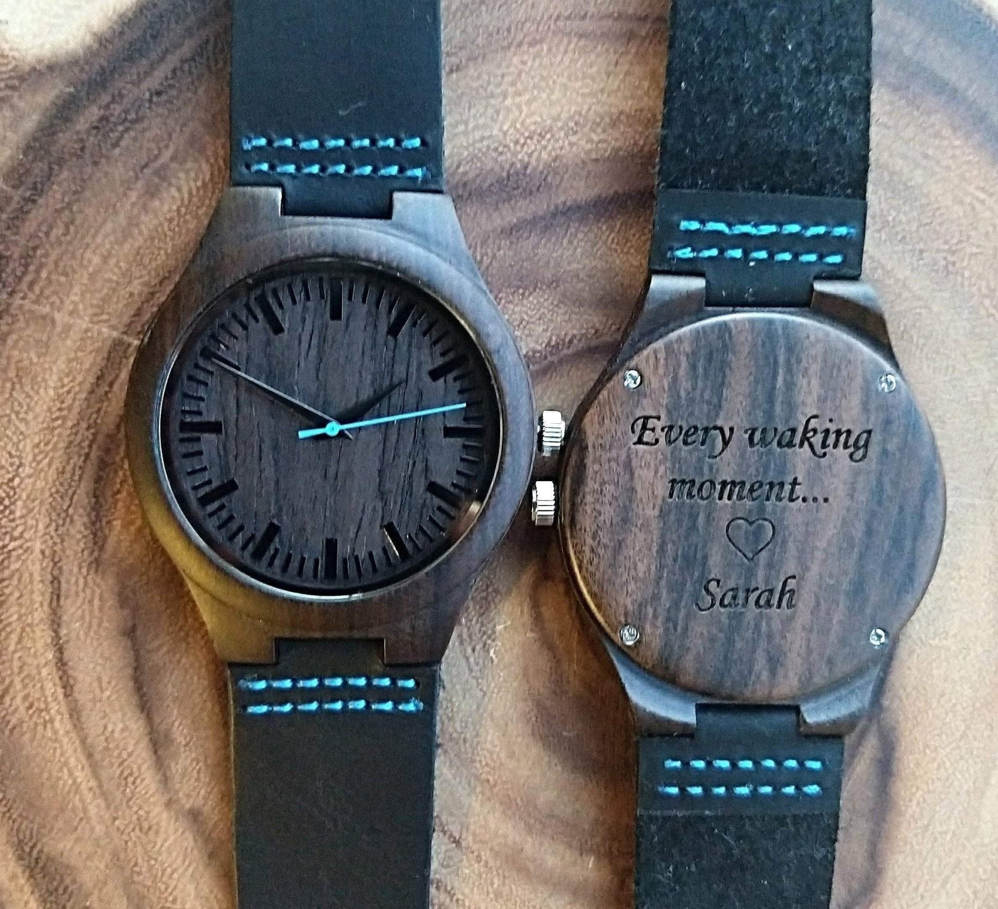 Wooden Watches - Blue Energico