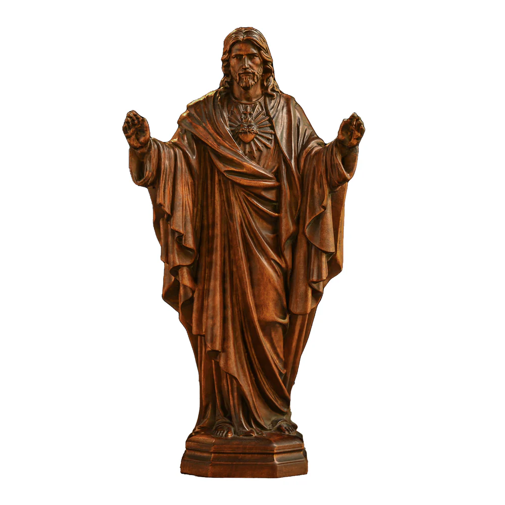 handmade wooden Jesus