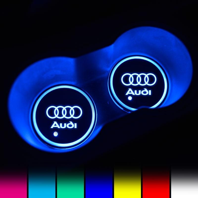 🚗Rainbow Light LED Car Coaster