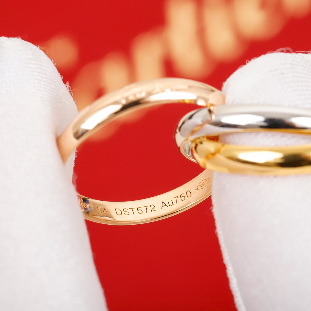 Cartier 3-ring ring